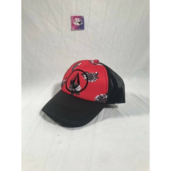 Volcom Floral Trucker Hat Womens sz One Size Adjustable - Picture 7 of 7